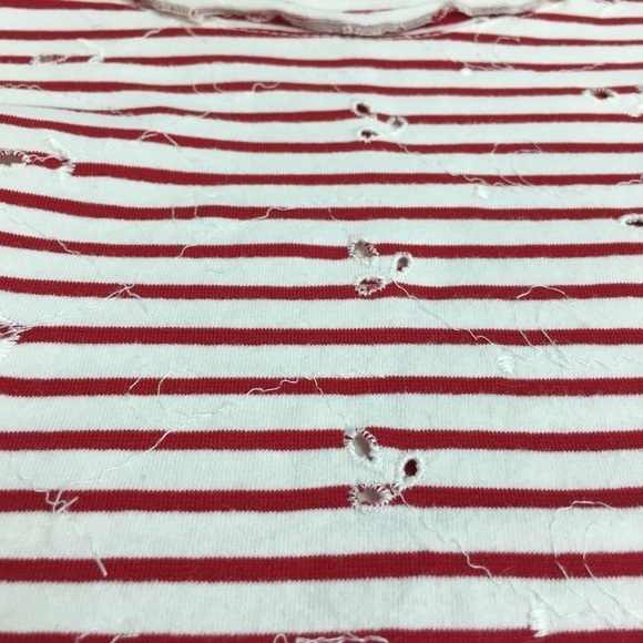 Nara Maglie Women’s striped, embroidered eyelet blouse/ top. - Picture 10 of 10